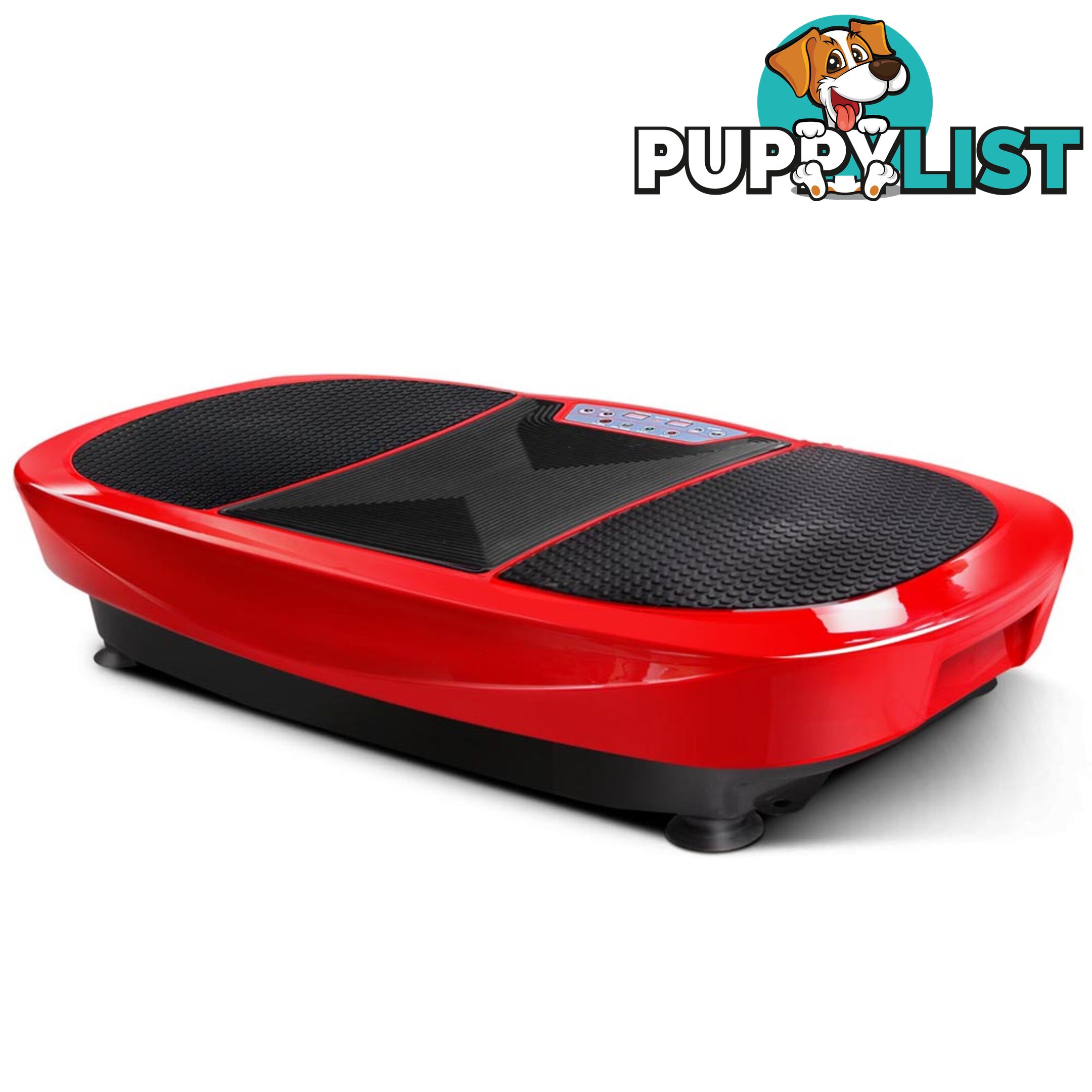 1200W Double Motor & 3D Shake Vibration Exercise Platform - Red