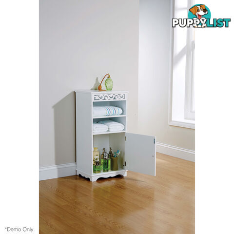 Lure Floor Cupboard in WHITE