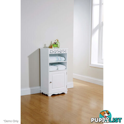 Lure Floor Cupboard in WHITE