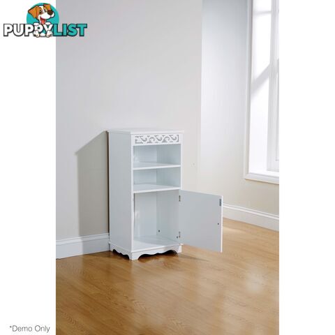 Lure Floor Cupboard in WHITE