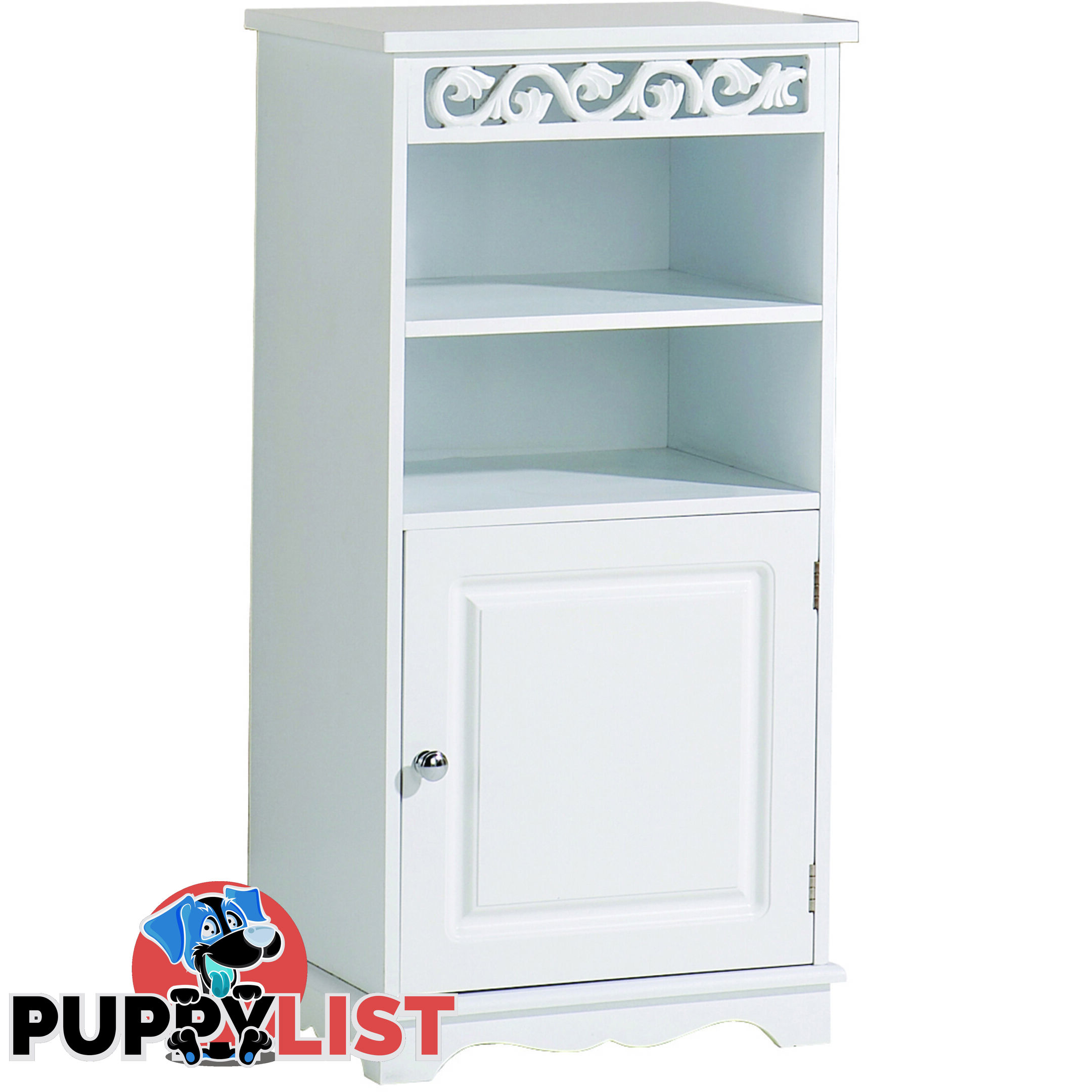 Lure Floor Cupboard in WHITE