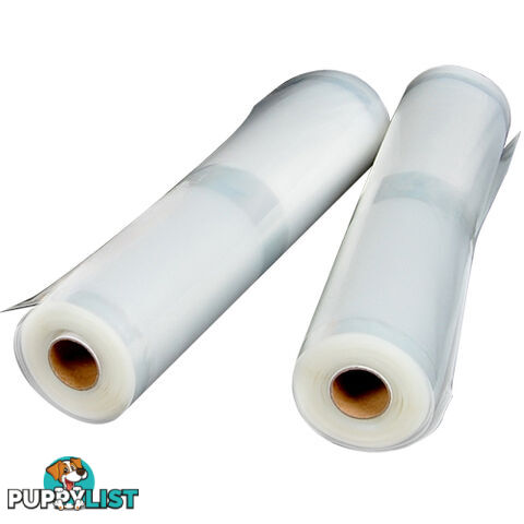 Set of 2 Vacuum Food Sealer Storage Roll 6m x 22cm