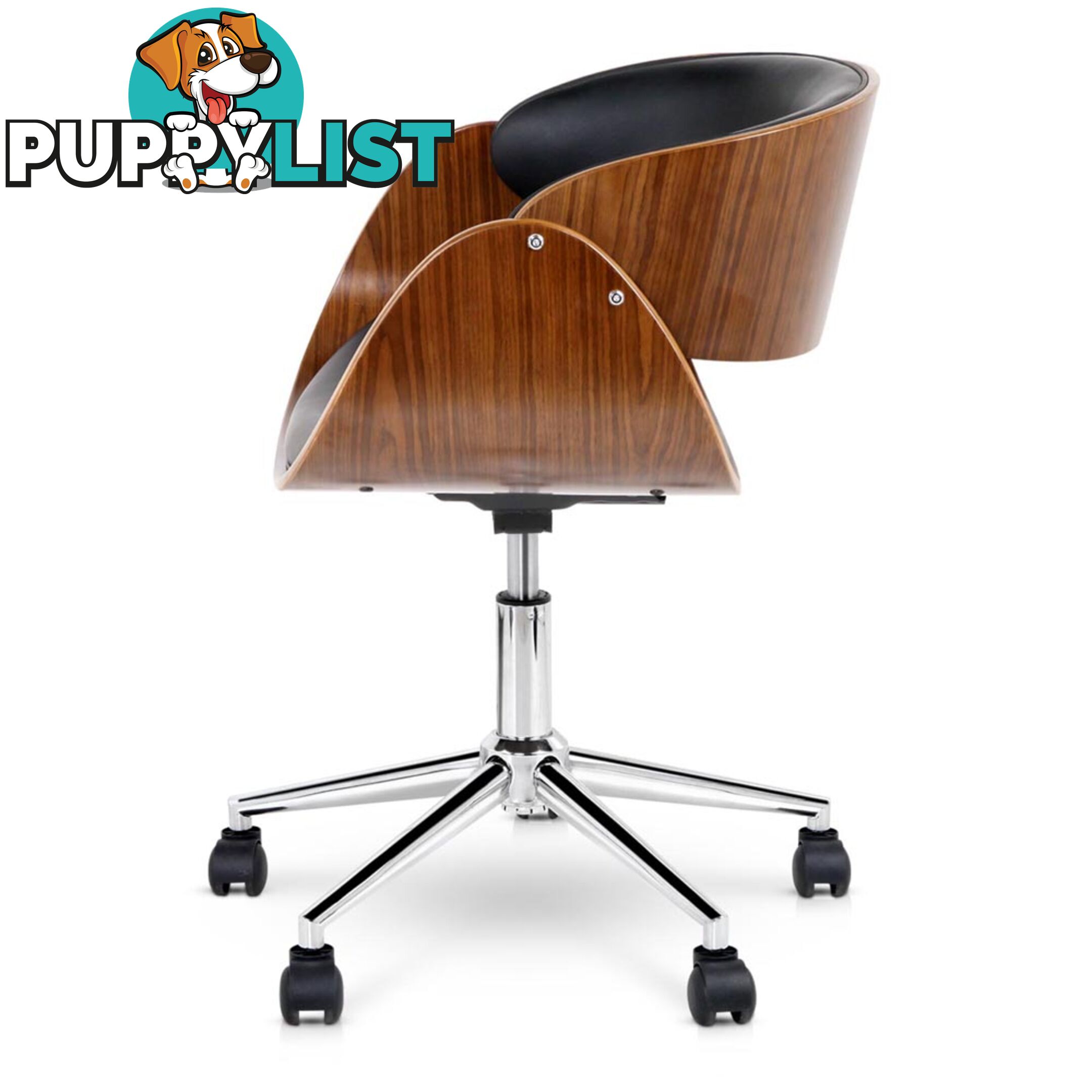 PU Leather Curved Office Chair