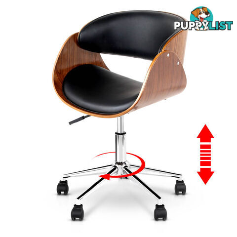 PU Leather Curved Office Chair