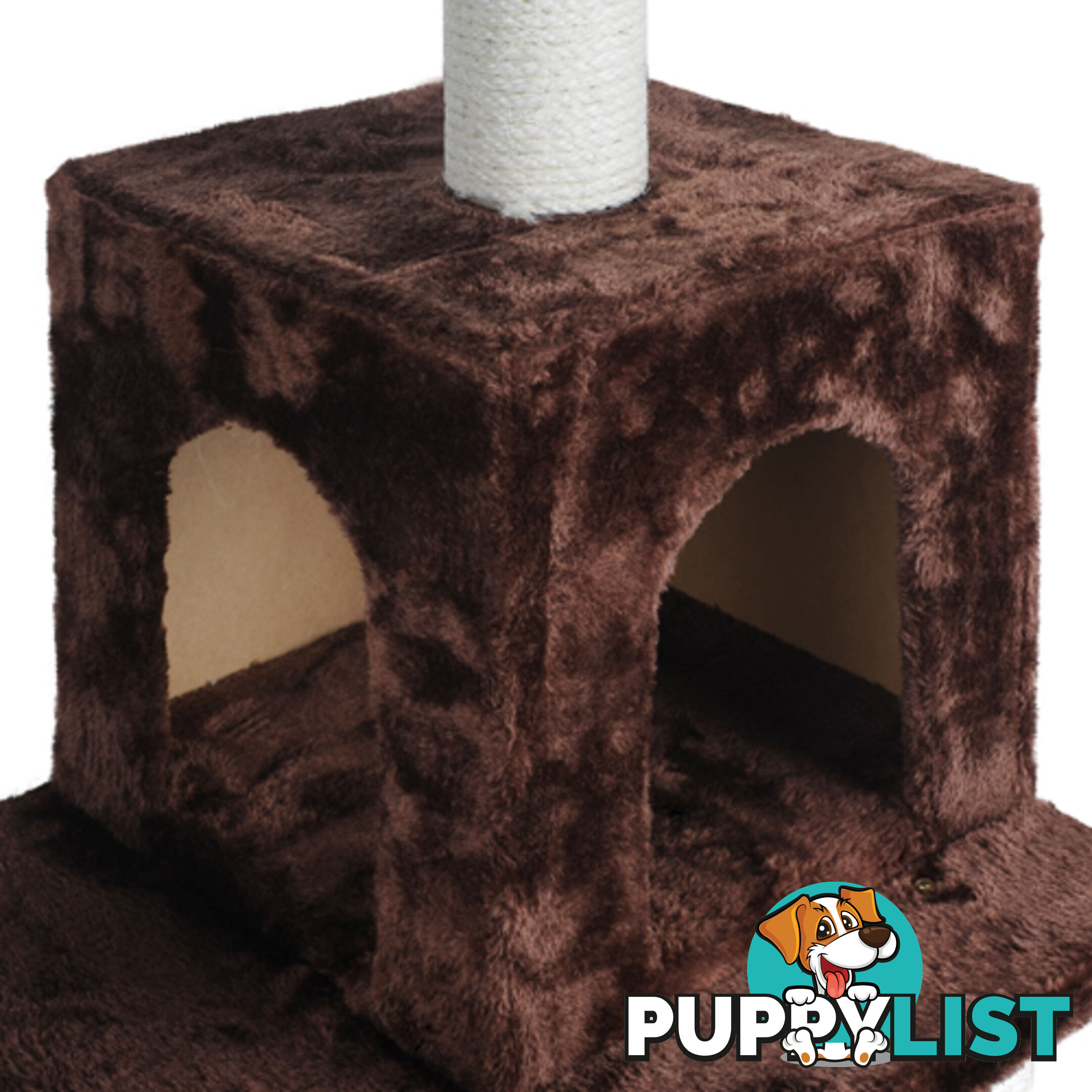 Cat Scratching Poles Post Furniture Tree House Brown