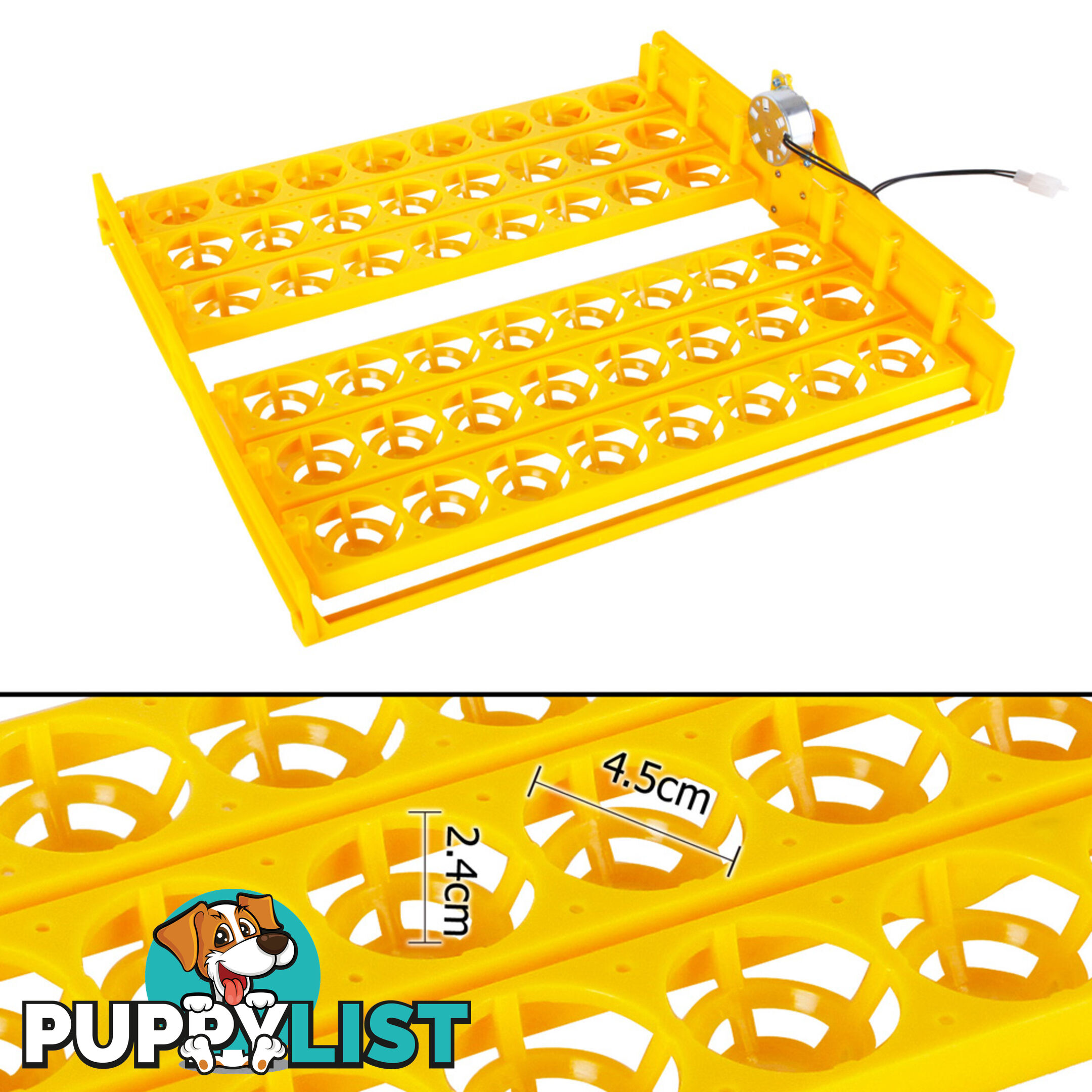 Automatic 48 Egg Incubator Yellow