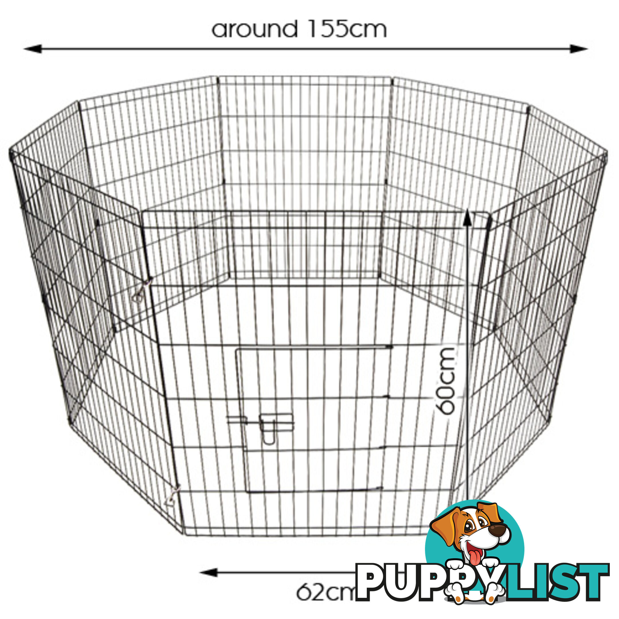 8 Panels Pet Dog Exercise Playpen