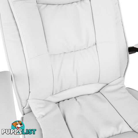 Executive PU Leather Office Computer Chair White