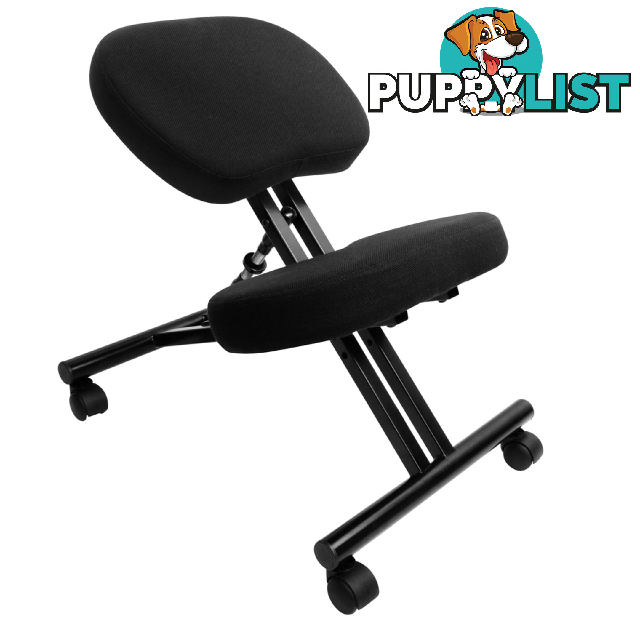 Adjustable Kneeling Chair Office Stool Black