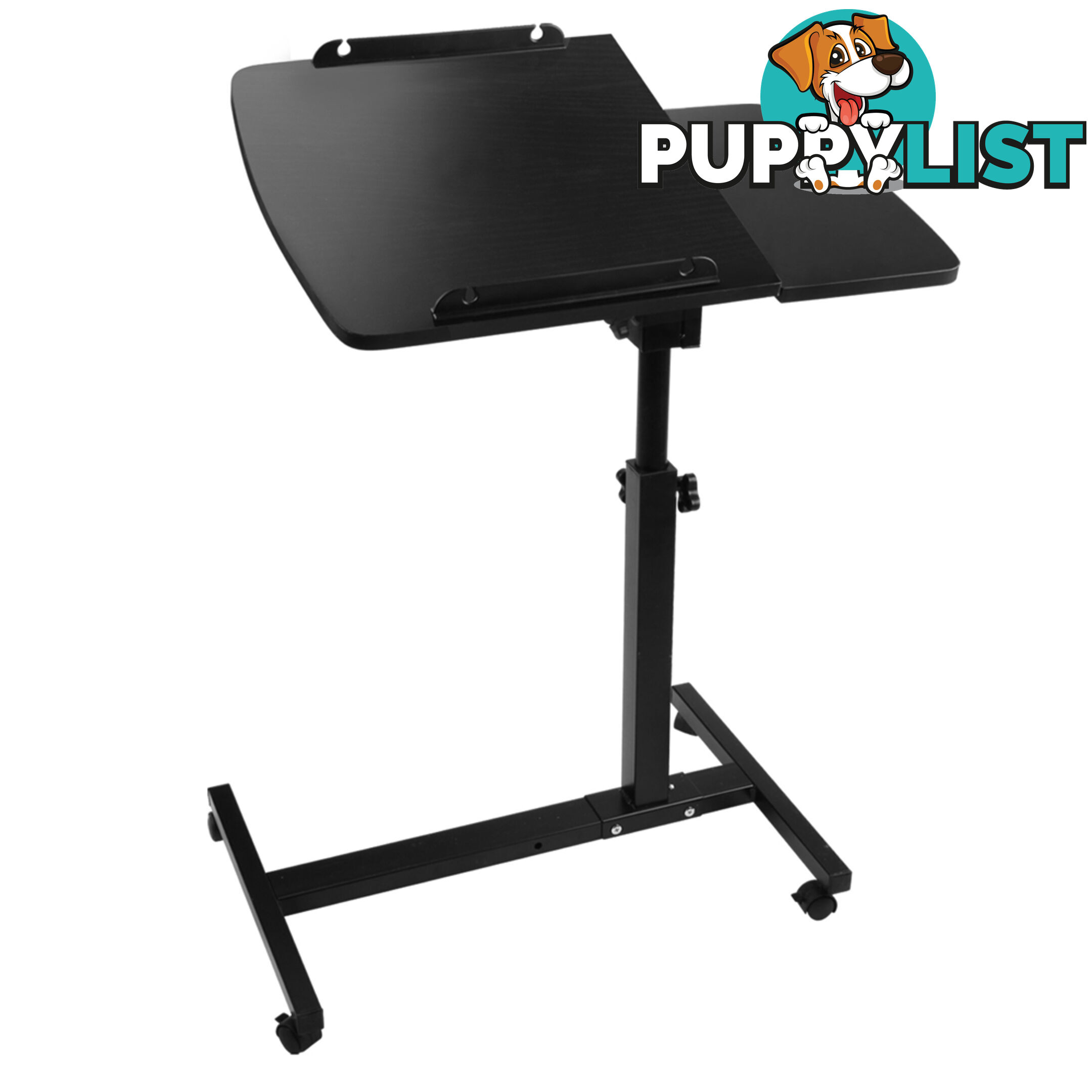 Rotating Mobile Laptop Adjustable Desk Black