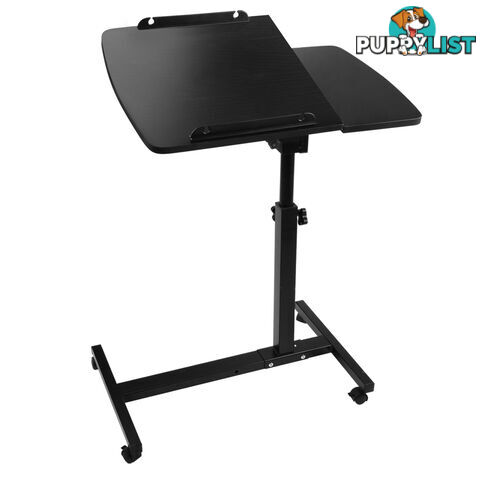 Rotating Mobile Laptop Adjustable Desk Black