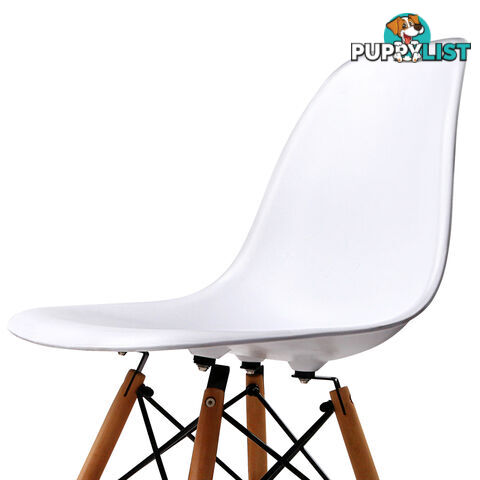 Set of 4 Dining Chair White