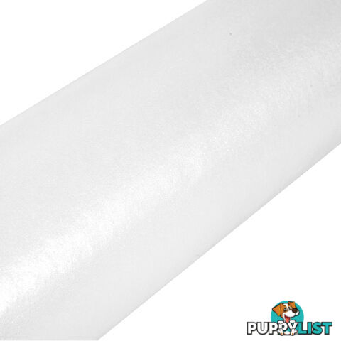 Yoga Gym Pilates EPE Stick Foam Roller White 45 x 15cm