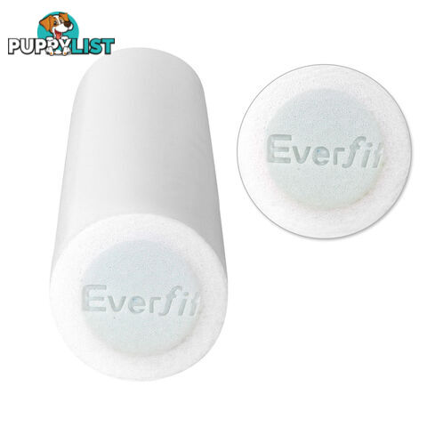 Yoga Gym Pilates EPE Stick Foam Roller White 45 x 15cm