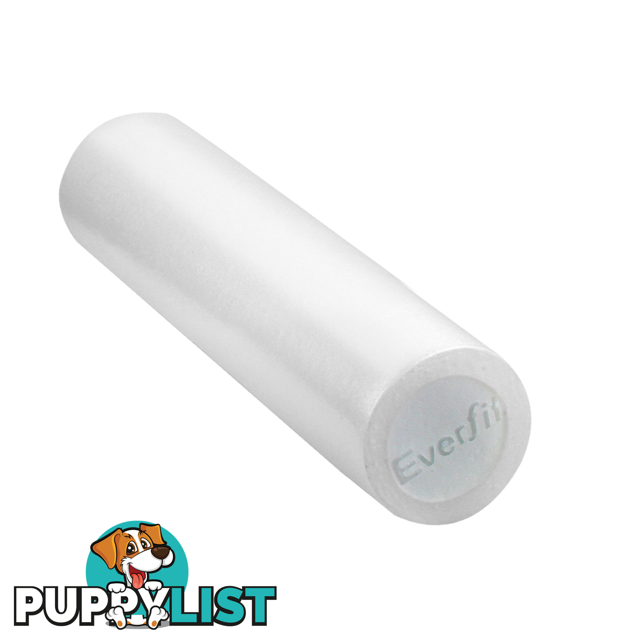 Yoga Gym Pilates EPE Stick Foam Roller White 45 x 15cm