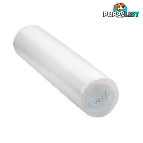 Yoga Gym Pilates EPE Stick Foam Roller White 45 x 15cm