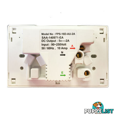 10A Double Australian USB Power Point Power Supply Wall Plug 2 Socket Switch