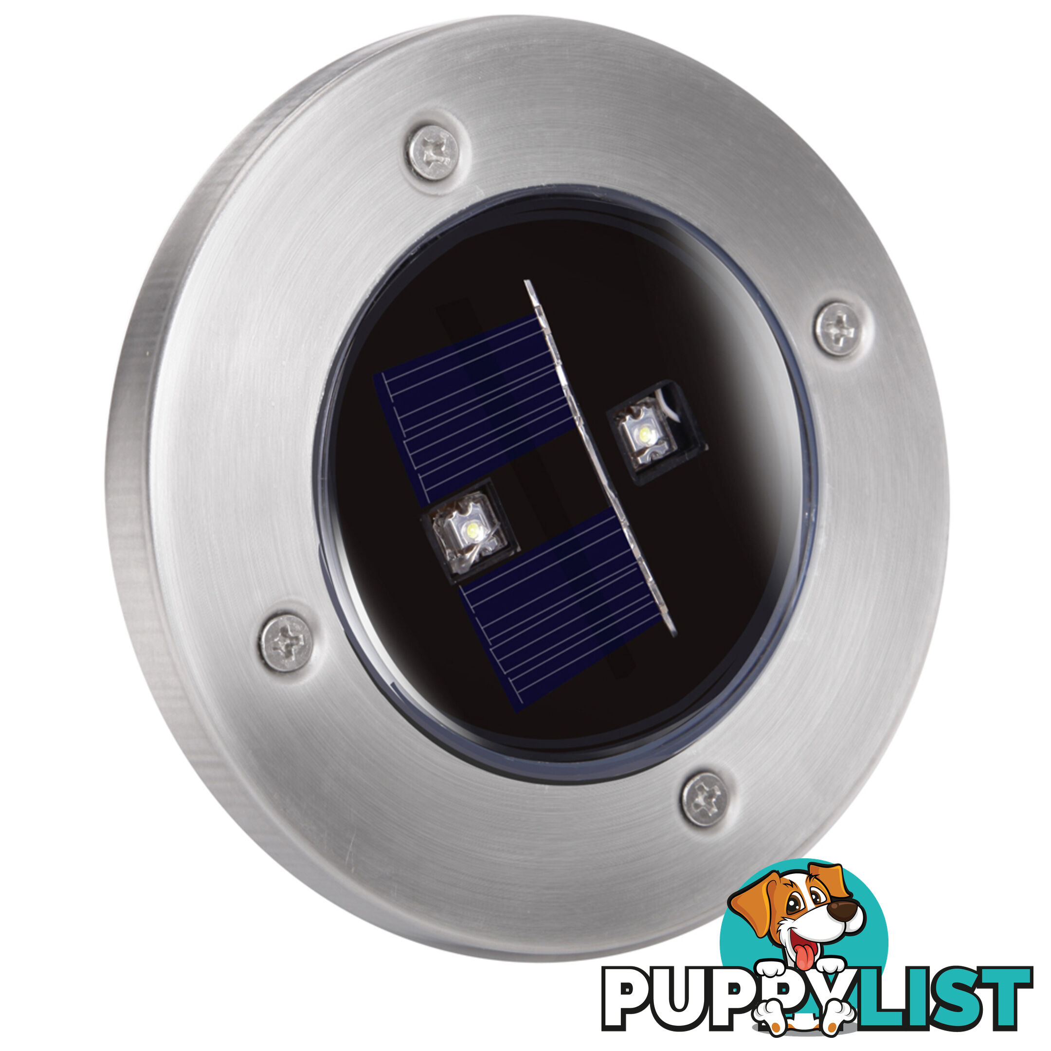 Set of 6 LED Solar Powered Garden Ground Light