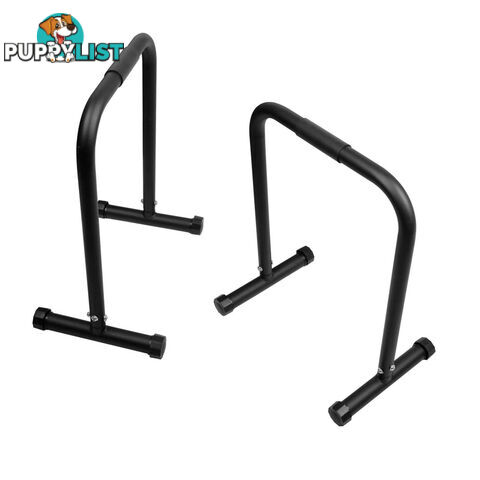 Fitness Chin Up Dip Parallel Bars Black