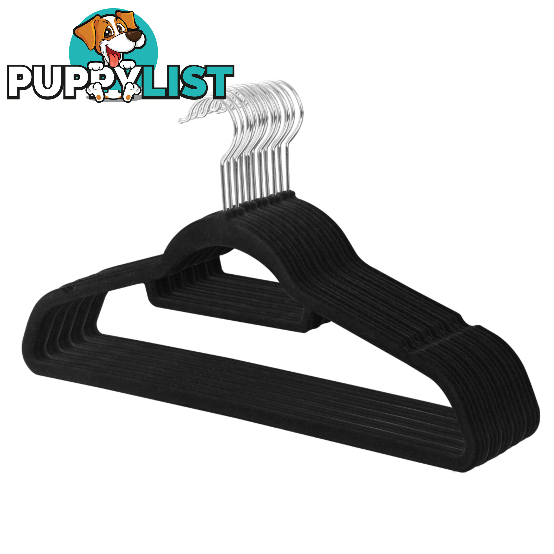 50 Pack Velvet Hangers with Tie Bar