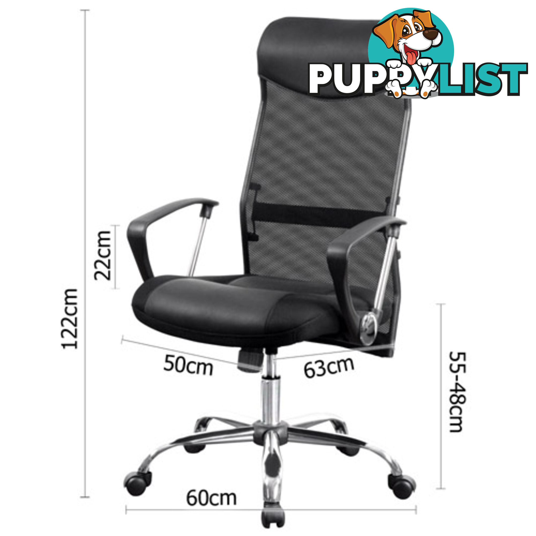 Executive Mesh Office Computer Chair Black