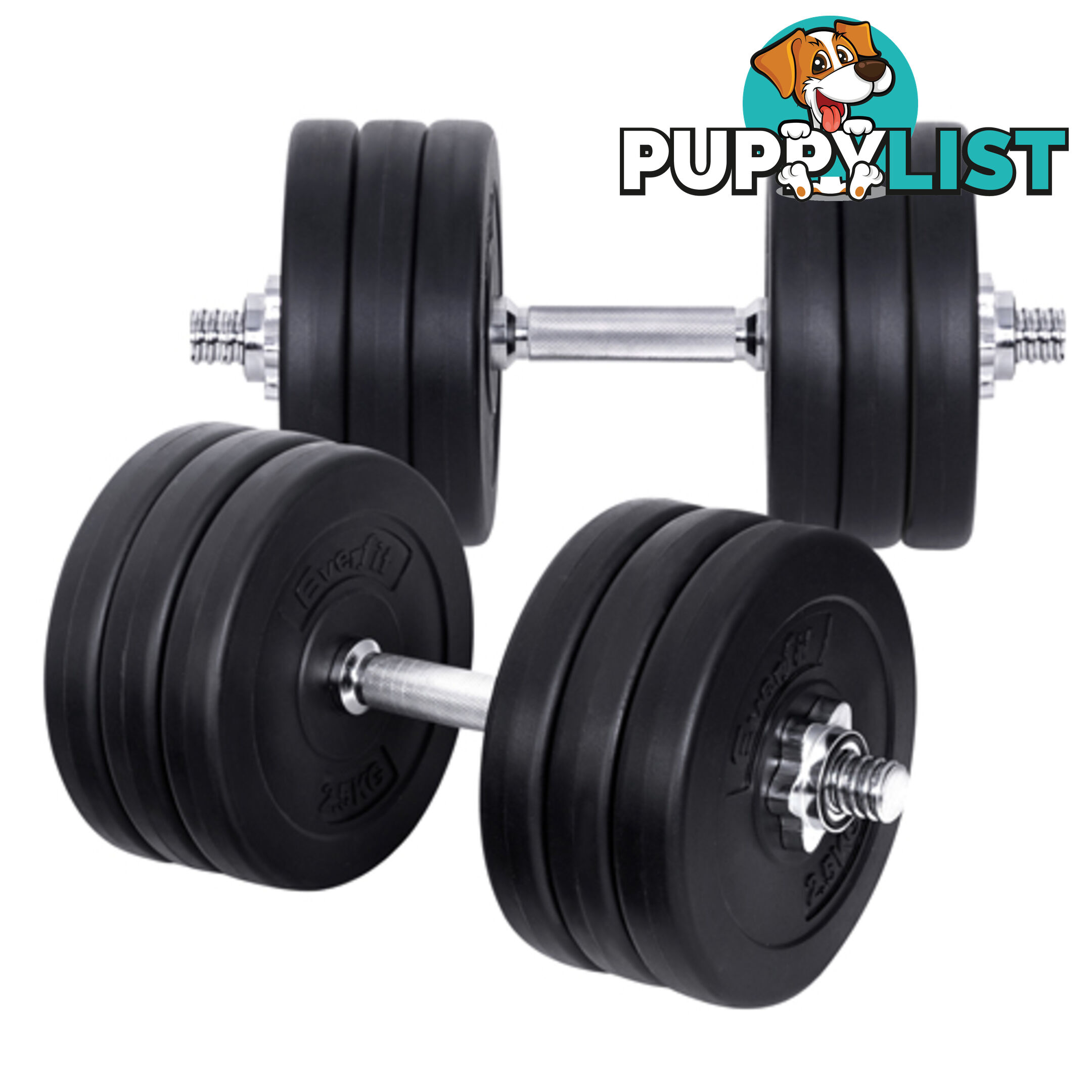 35kg Fitness Gym Exercise Dumbbell Set