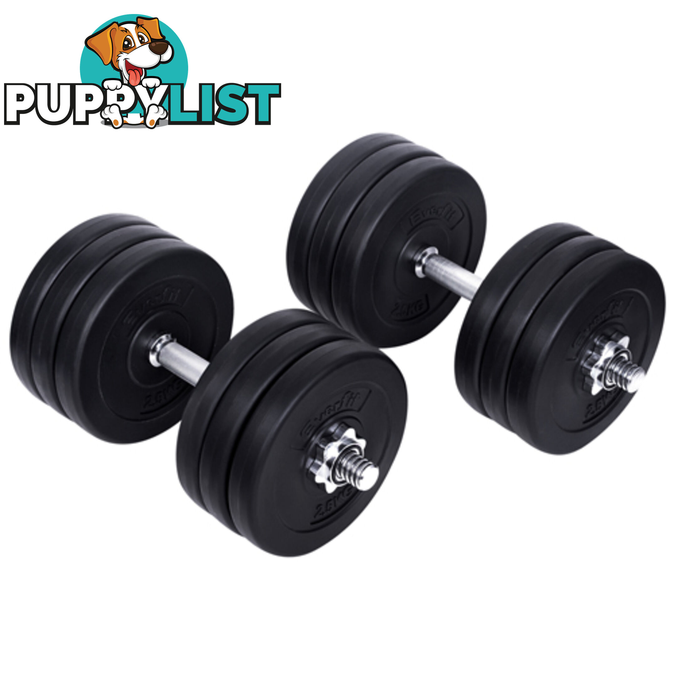 35kg Fitness Gym Exercise Dumbbell Set