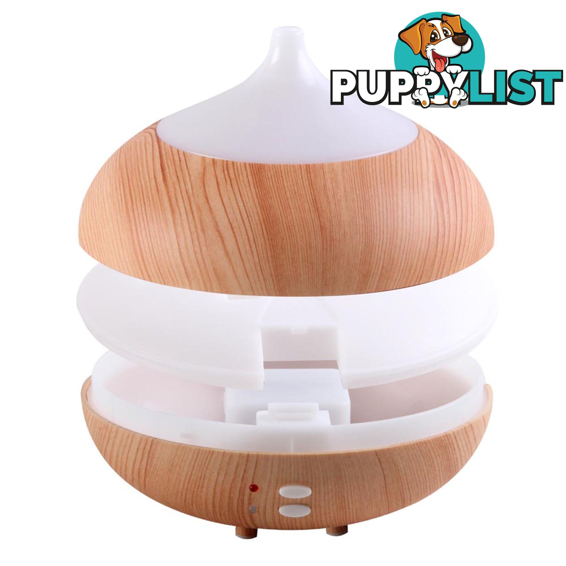 300ml 4-in-1 Aroma Diffuser Light Wood