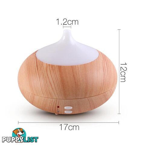 300ml 4-in-1 Aroma Diffuser Light Wood