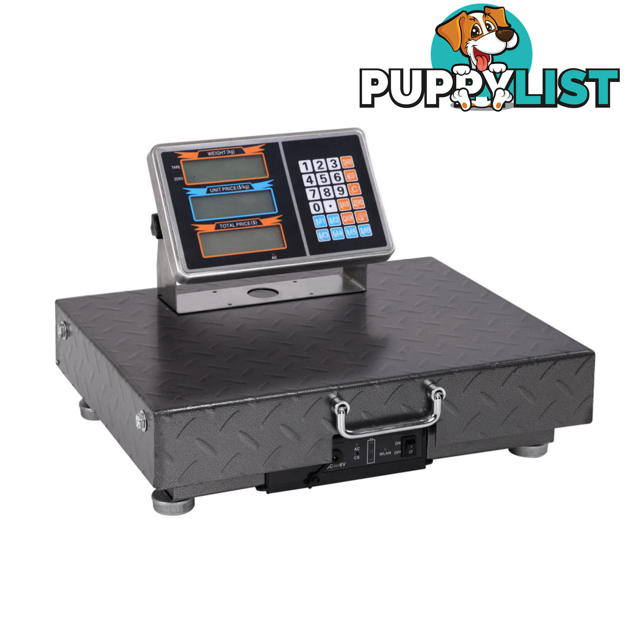 Wireless Electronic Digital Scales 200kg Charcoal