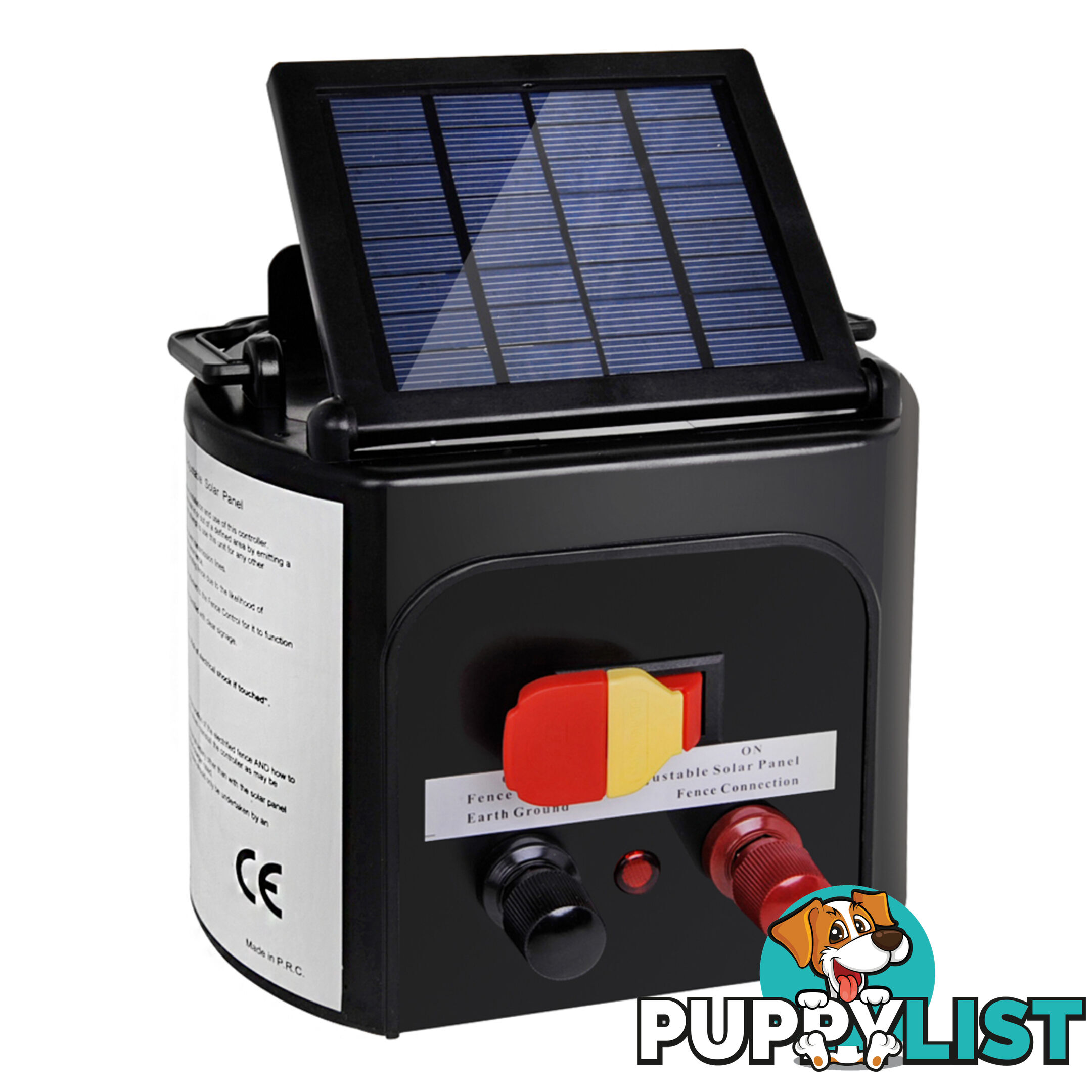 5km Solar Power Electric Fence Energiser Charger