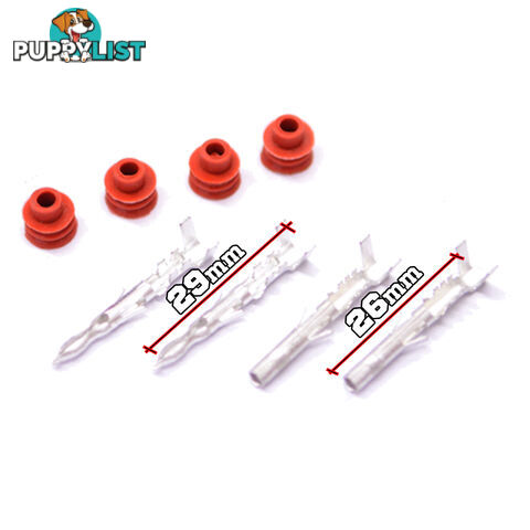 2PCS KITS 2 WAY 1.5MM WATERPROOF AUTO ELECTRICAL WIRE CABLE CONNECTOR PLUG