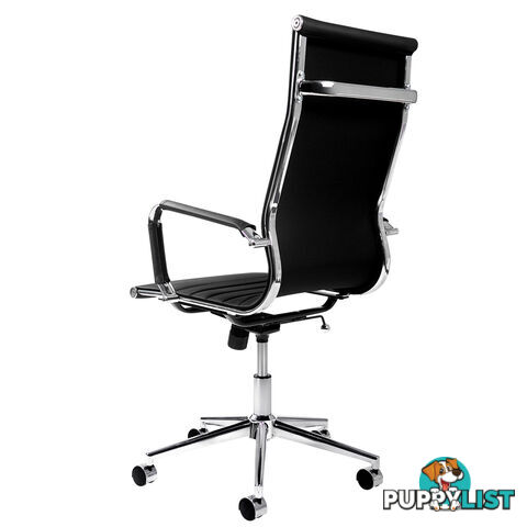 Eames Replica PU Leather High Back Executive Computer Office Chair Black