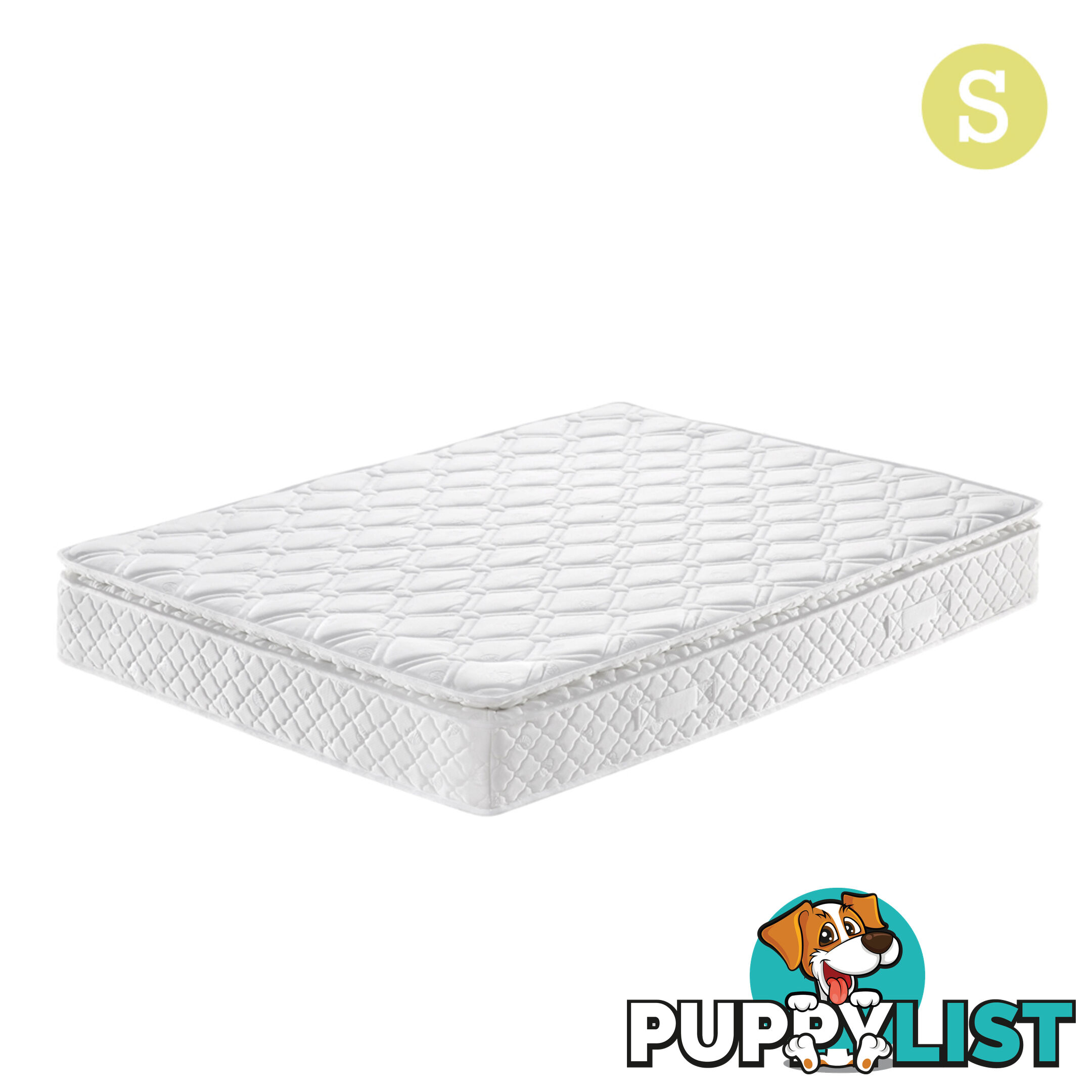 Latex Pillow Top Pocket Spring Mattress Single