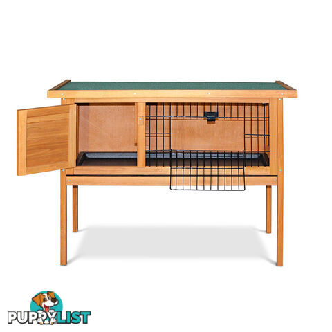 Rabbit Hutch with Hinged Lid