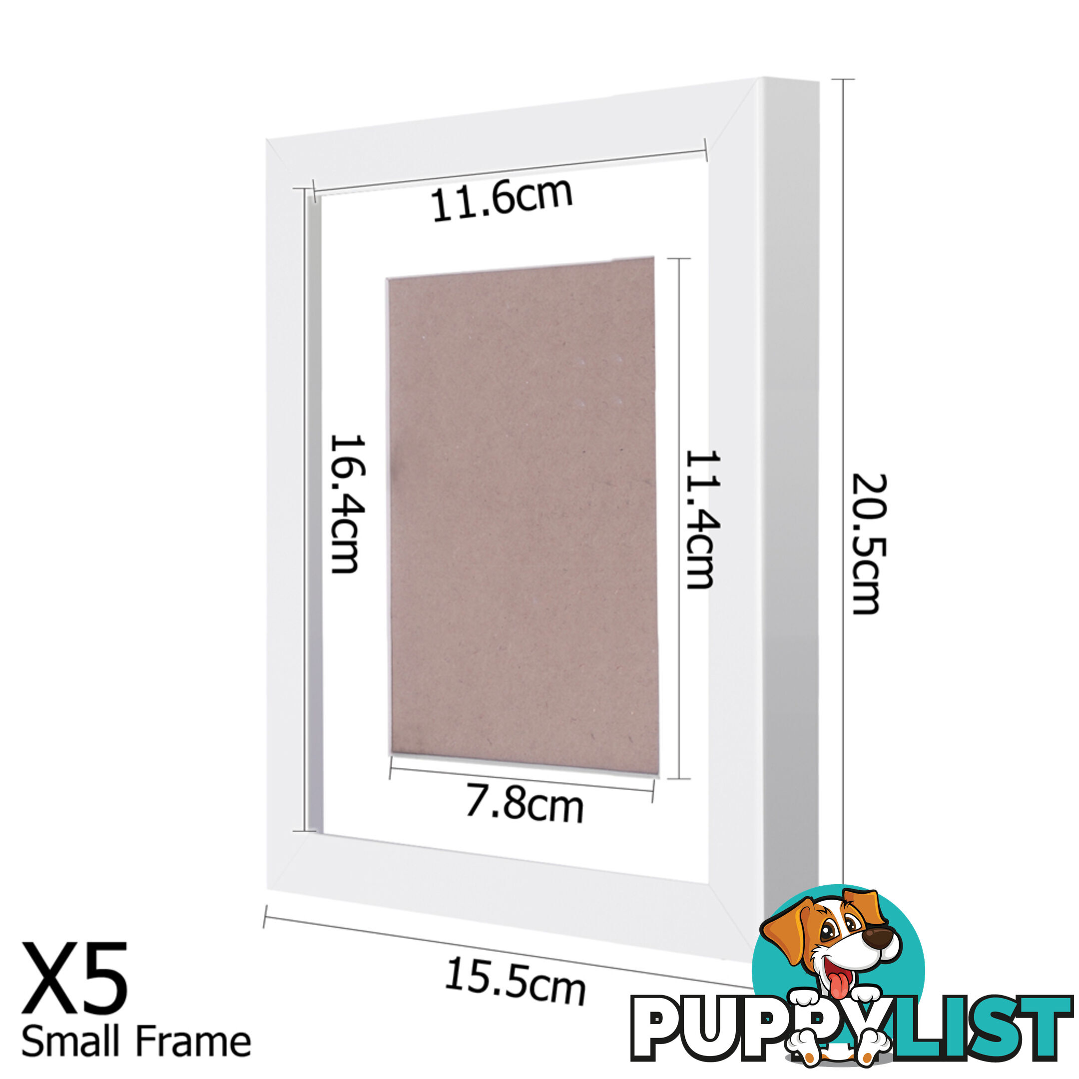 11 pcs Photo Frames Set Wall White