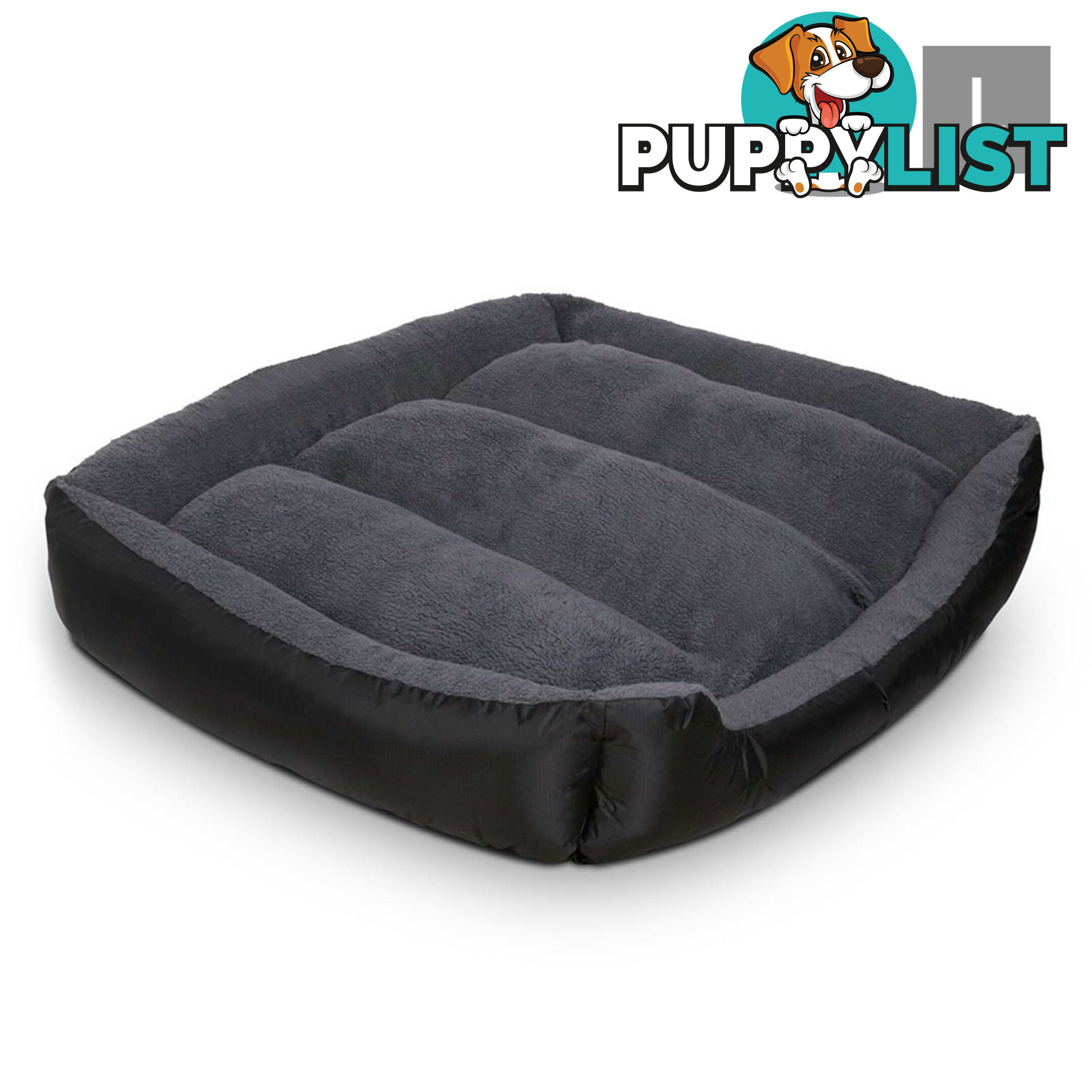 Waterproof Fleece Lined Dog Bed - Large