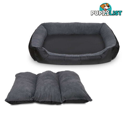 Waterproof Fleece Lined Dog Bed - Large