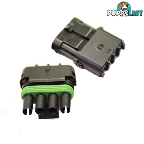 2PCS 12V/24V KITS 1.5MM 4 WAY WATERPROOF AUTO ELECTRICAL WIRE CONNECTOR PLUG