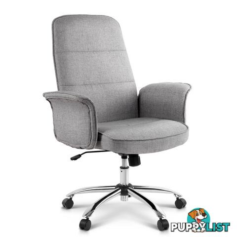 Modern Office Desk Executive Fabric Chair - Grey