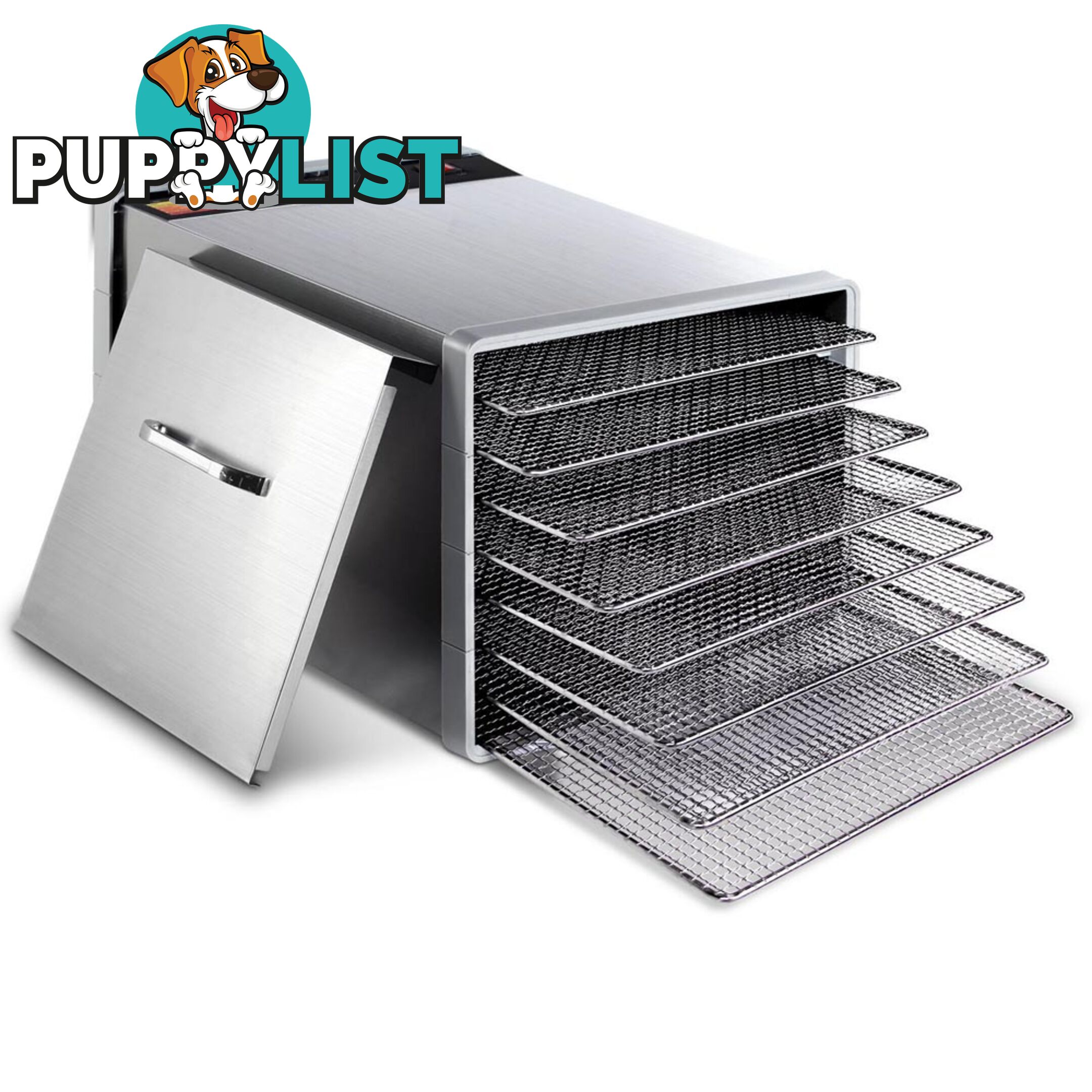 Stainless Steel Food Dehydrator _ 8 Trays