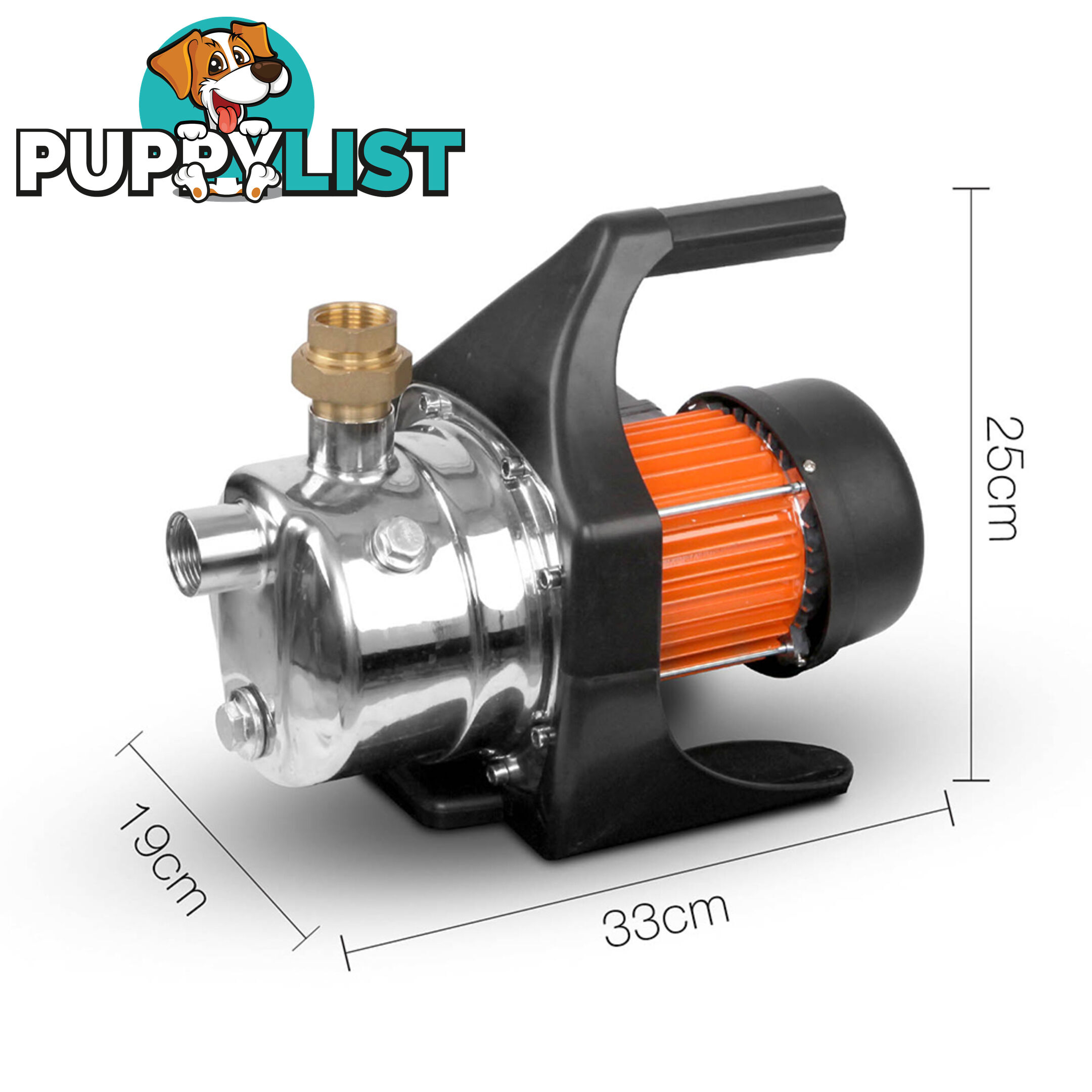 4320L/H Leak Proof Weatherproof Garden Pump