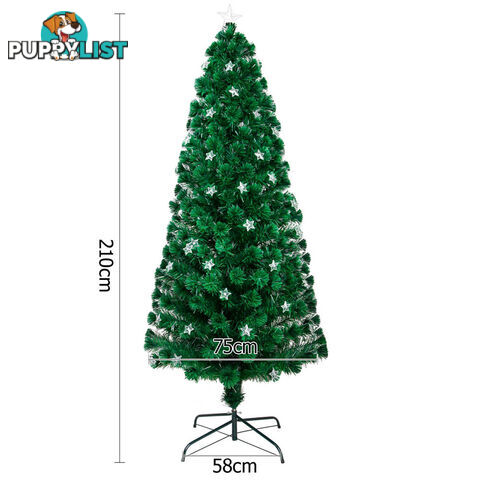 LED Christmas Tree 210CM Green