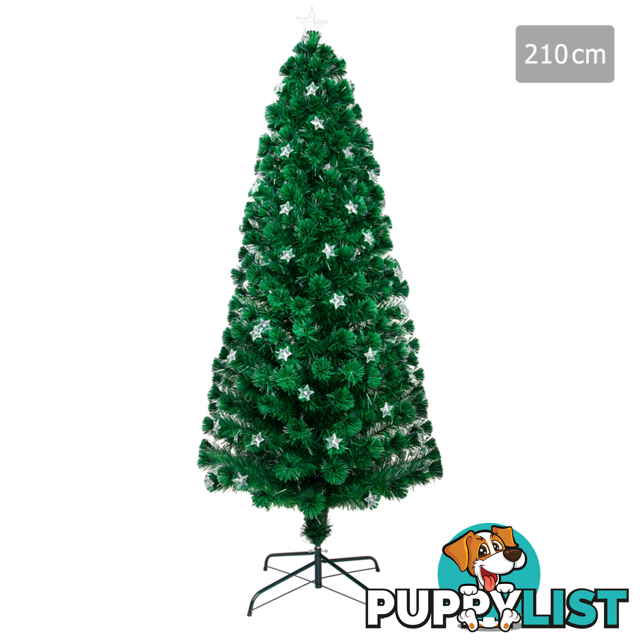 LED Christmas Tree 210CM Green