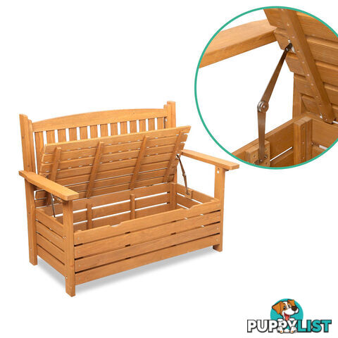 Wooden Outdoor Storage Bench