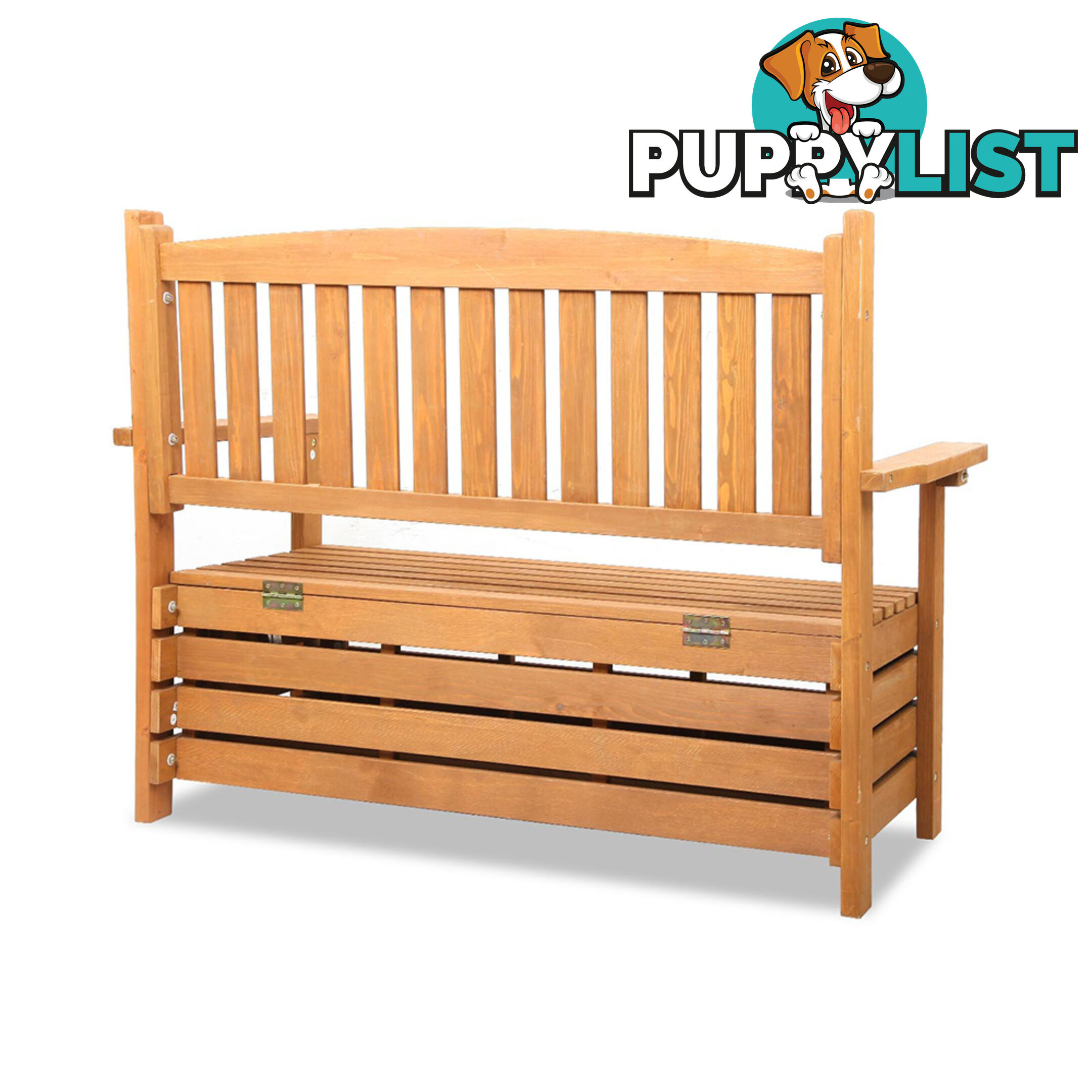 Wooden Outdoor Storage Bench