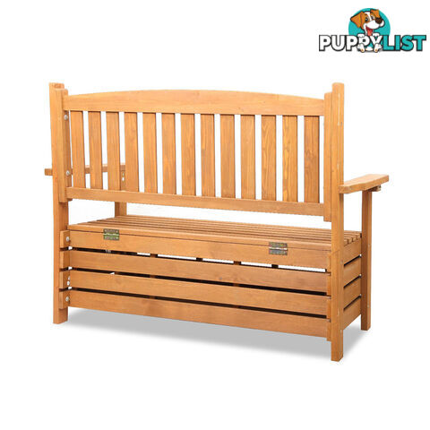 Wooden Outdoor Storage Bench