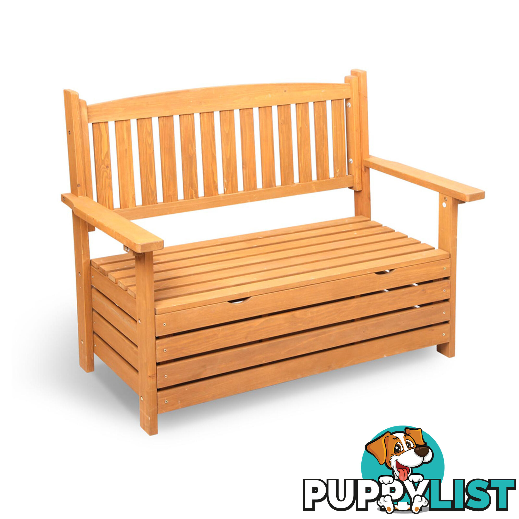 Wooden Outdoor Storage Bench