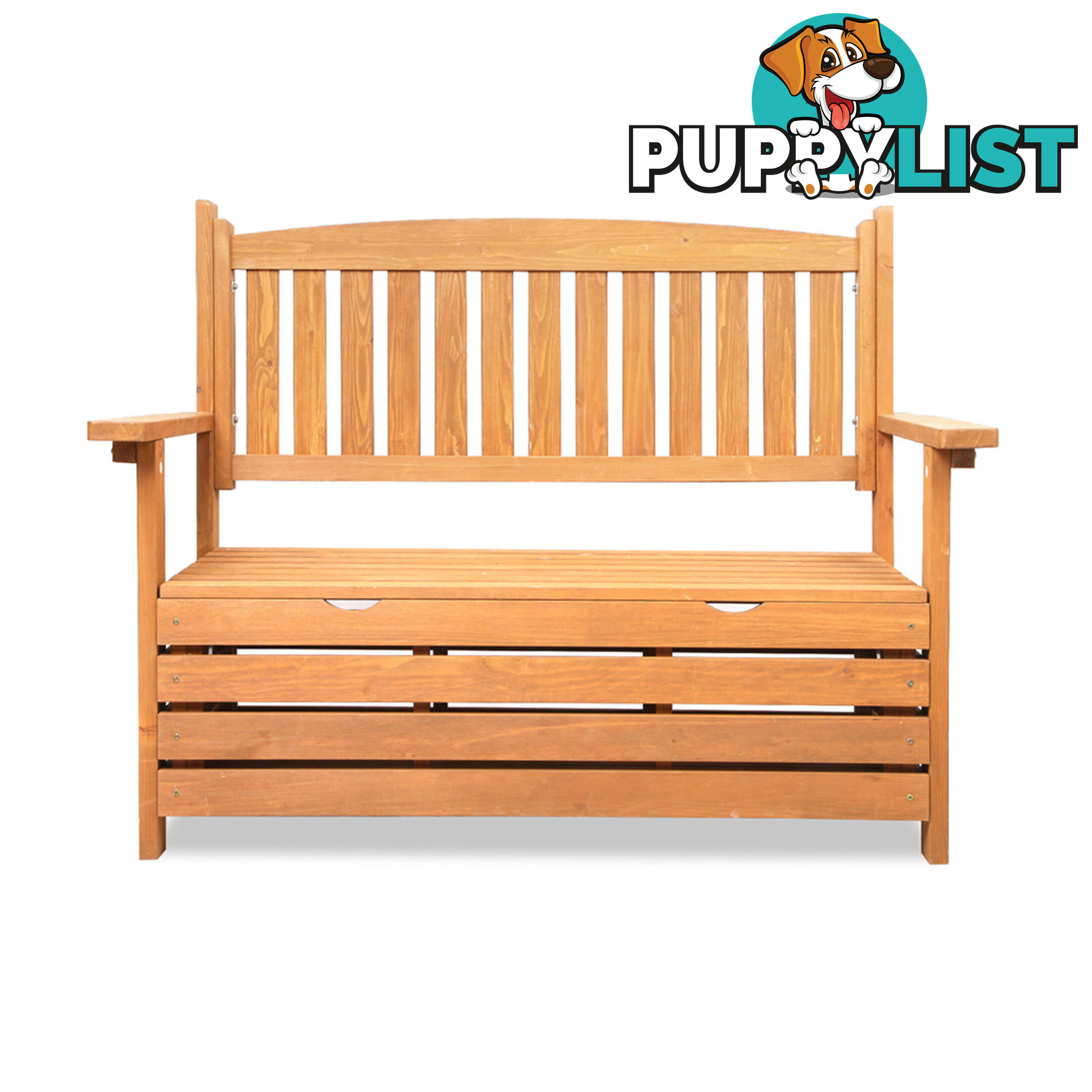 Wooden Outdoor Storage Bench