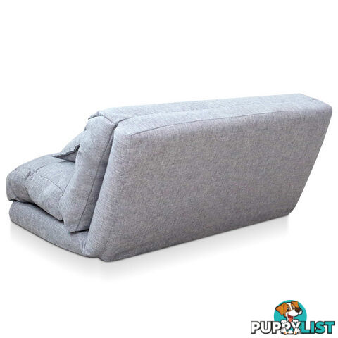 Double Size Adjustable Lounge Sofa - 5 positions Grey